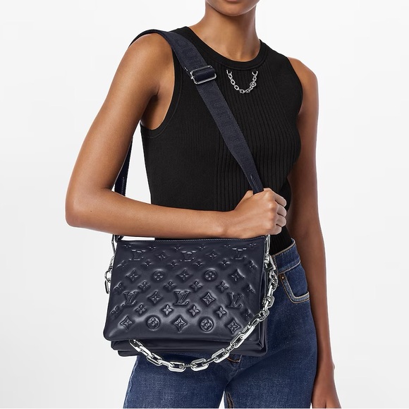 NEW Louis Vuitton Coussin PM Navy M21282 - Picture 13 of 16
